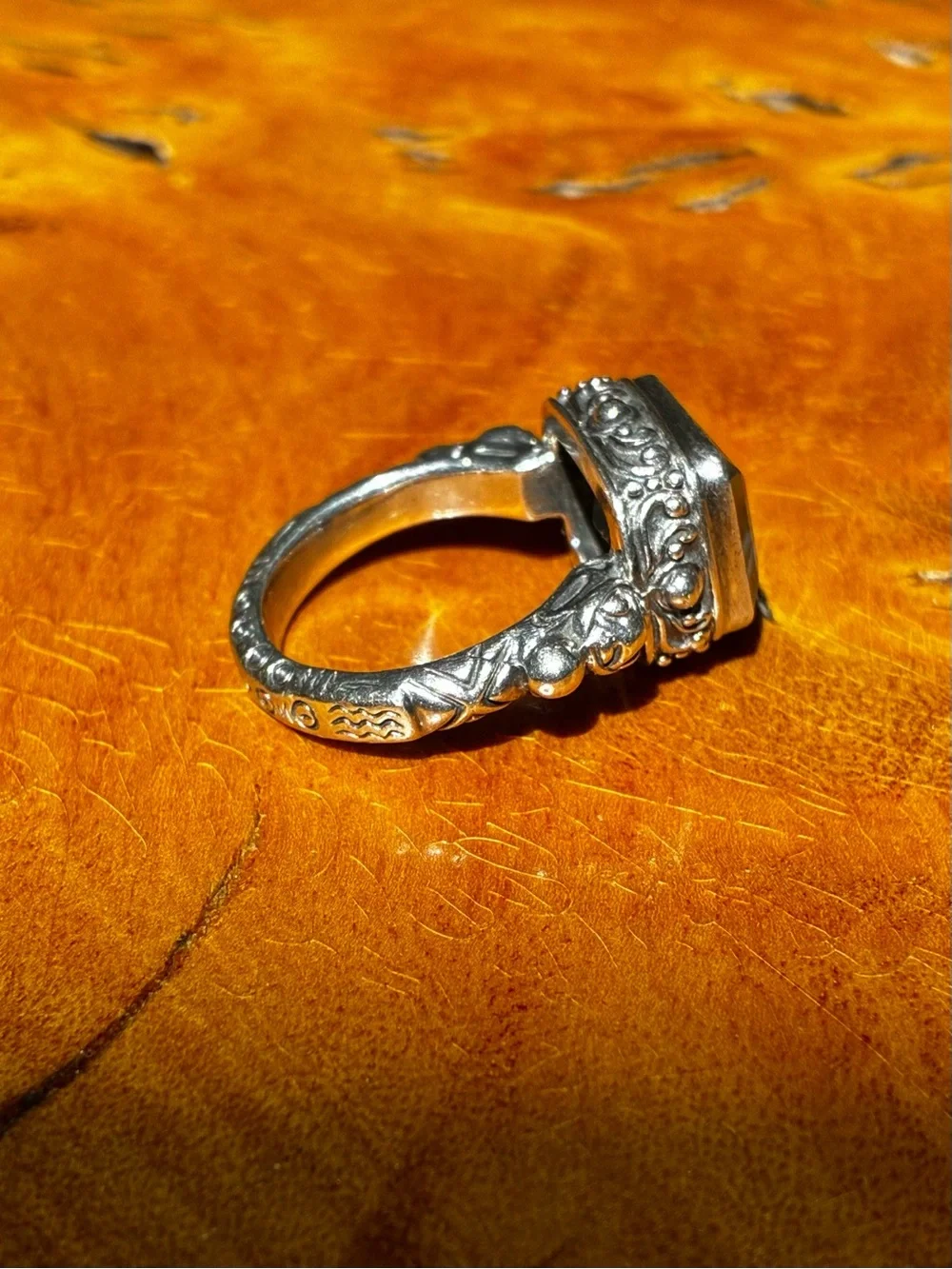 Blue Topaz Sterling Silver Ring - Classic Women's Statement